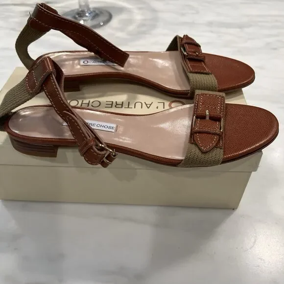 New in Box L'Autre Chose Sandal with ankle strap size 3.9/9.5 - Picture 2 of 7